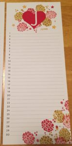 Simply Created Perpetual Calendar Kit June