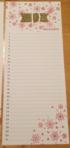 Simply Created Perpetual Calendar Kit December