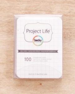 Becky Higgins Project Life Journaling Cards