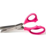 American Crafts Scissors 8 inch Pink Fringe