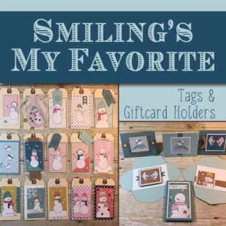 "Smiling's My Favorite" Tags & Giftcard Holders