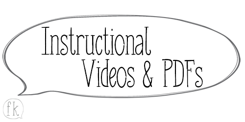 Instructional Videos & PDFs