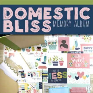 Domestic Bliss 6x8 Memory Album - Featured