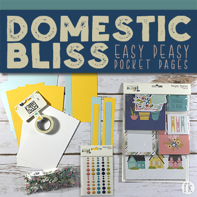 Domestic Bliss Easy Peasy Pocket Cards - Featured