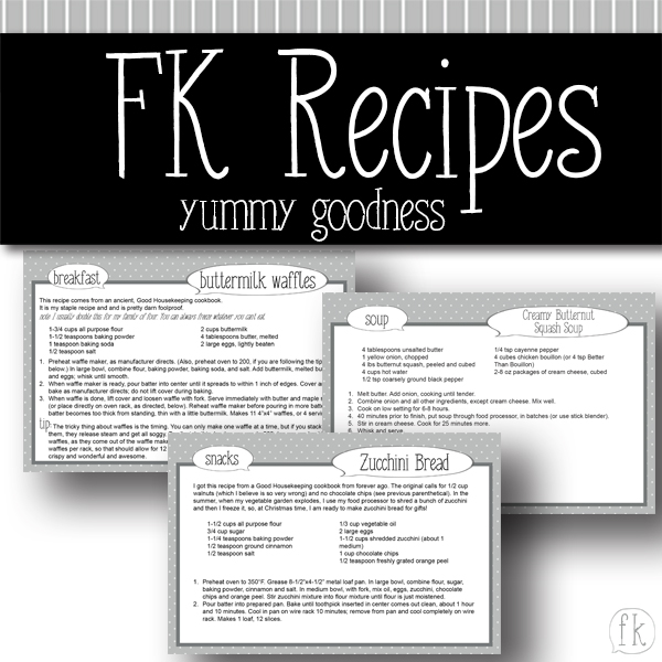 FK Recipes - Featured