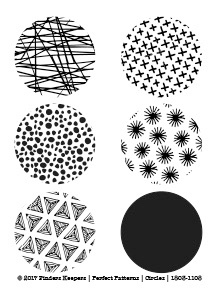 Wishful Inking Perfect Patterns | Circles 3x4 Stamp Set