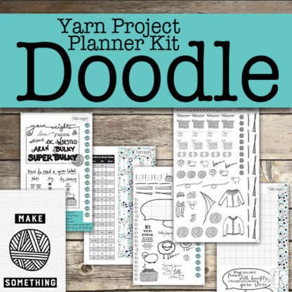 Yarn Project Planner Kit - Doodle Kit