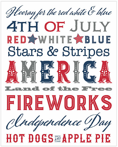 4th of July Home Decor Projects - Low