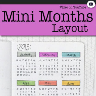 Mini Months - Square