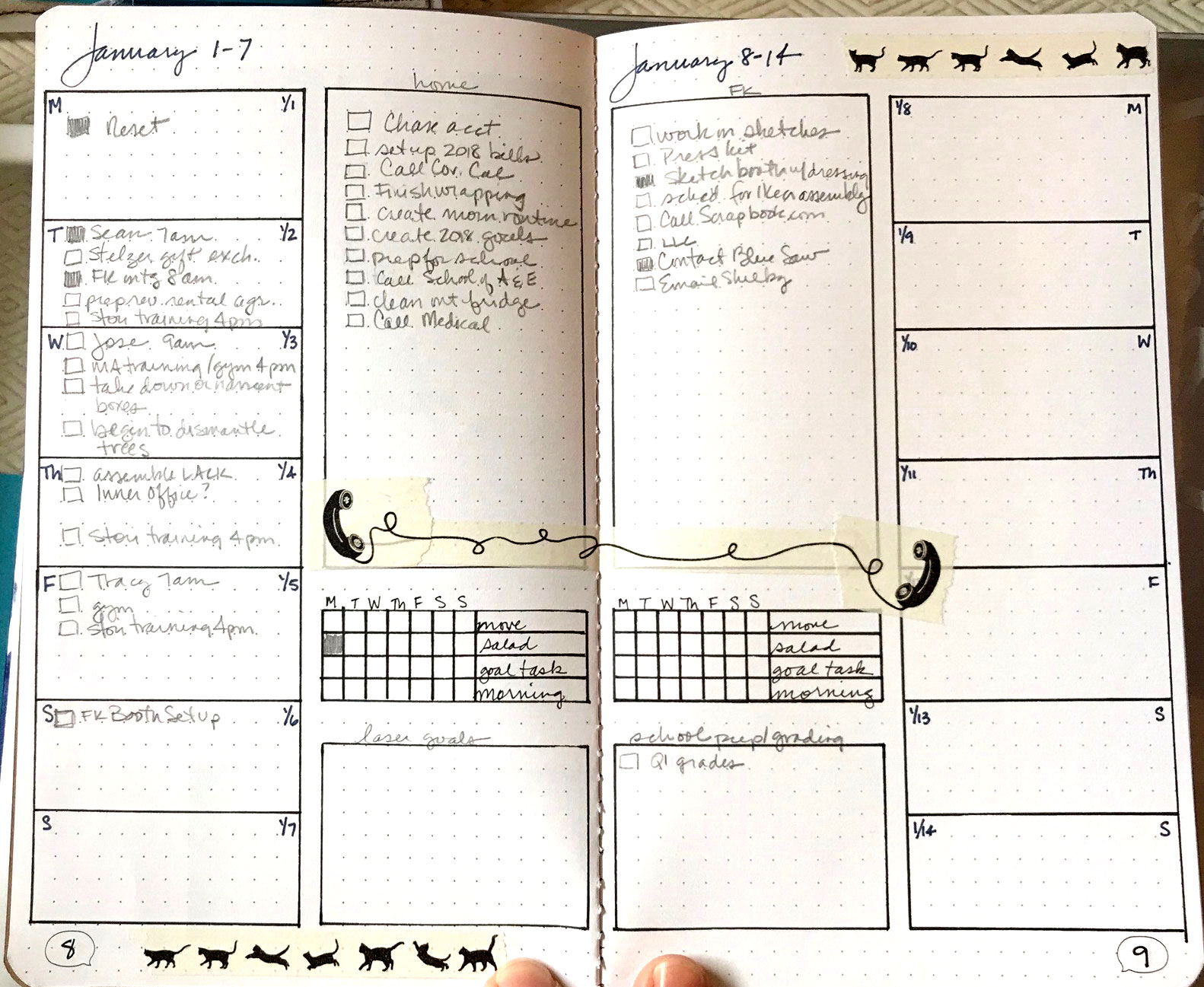 Create a Two Week Bullet Journal – Finders Keepers