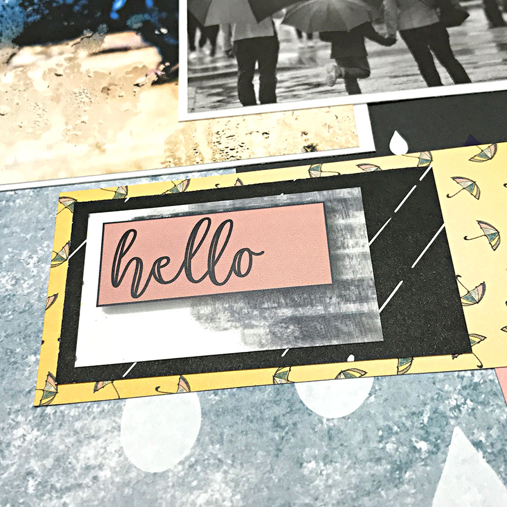 Hello Spring Puddle Jumper 12x12 Layout - Gallery